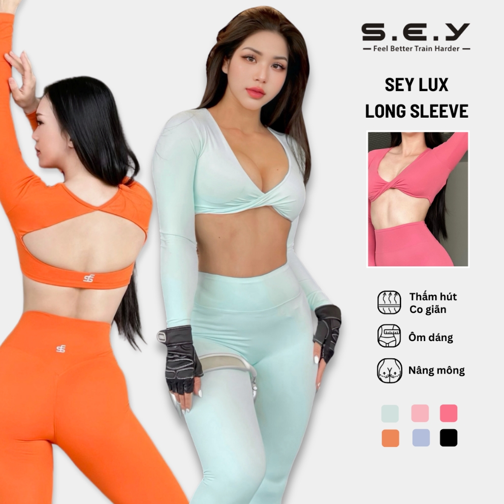Sey Lux Long Sleeve Crop