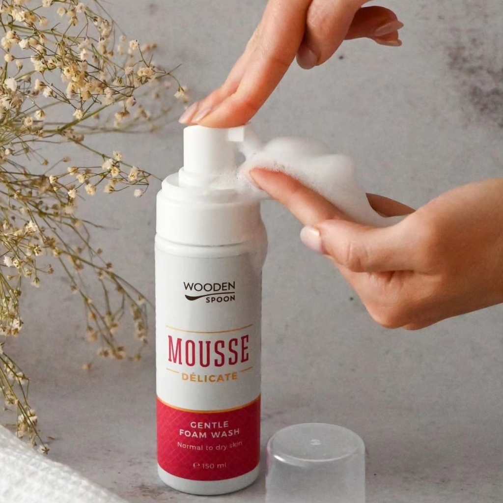 Sữa rửa mặt bọt mềm tự nhiên Wooden Spoon 150ml