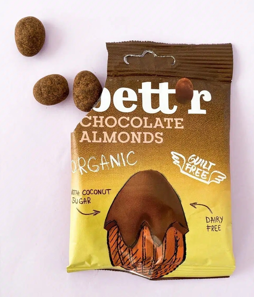 Chocolate bọc hạt hạnh nhân Bio 40g Bettr