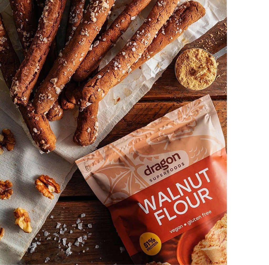 Protein hạt óc chó hữu cơ 200Gr 51% 
Dragon Superfoods