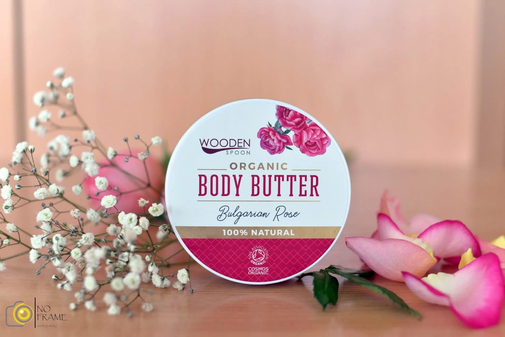 Bơ dưỡng thể hoa hồng Wooden Spoon 100ml