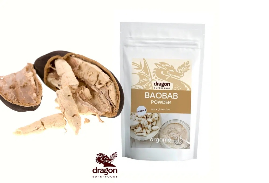 Bột Baobab hữu cơ 100Gr Dragon Superfoods