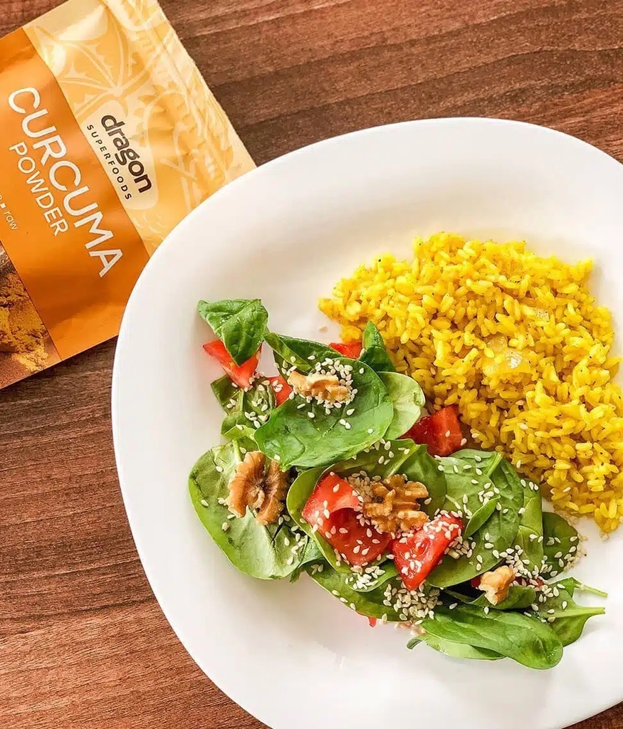 Bột nghệ nguyên chất hữu cơ 150Gr Dragon Superfoods