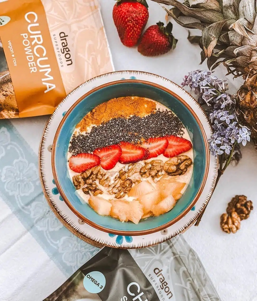 Bột nghệ nguyên chất hữu cơ 150Gr Dragon Superfoods