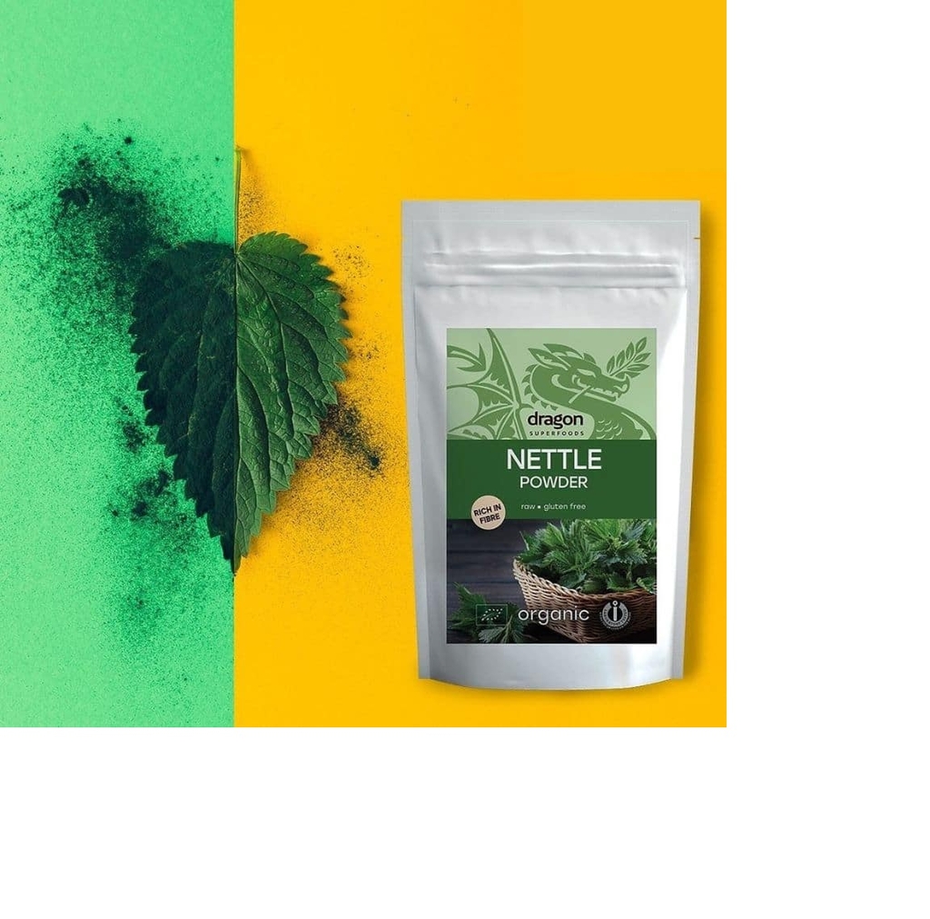 Bột lá Tầm ma hữu cơ 150gr Dragon Superfoods