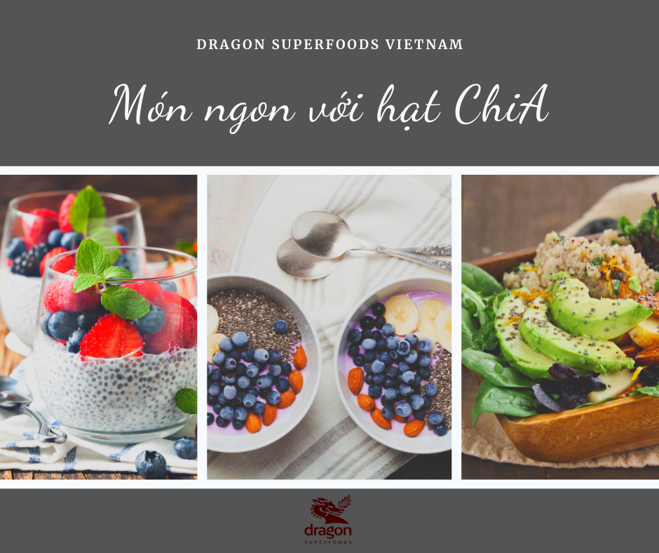 Hạt chia hữu cơ 200Gr/500Gr Dragon Superfoods
