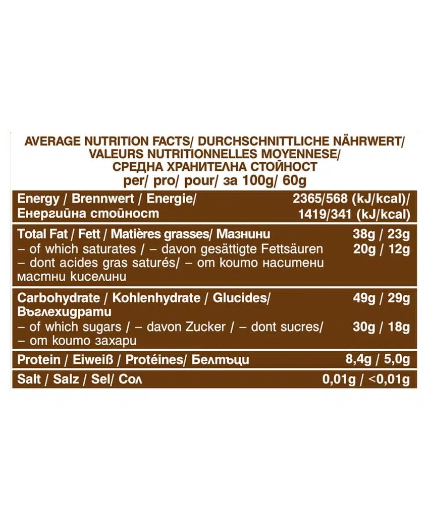 Thanh Chocolate đen Bio 60g Bett'r