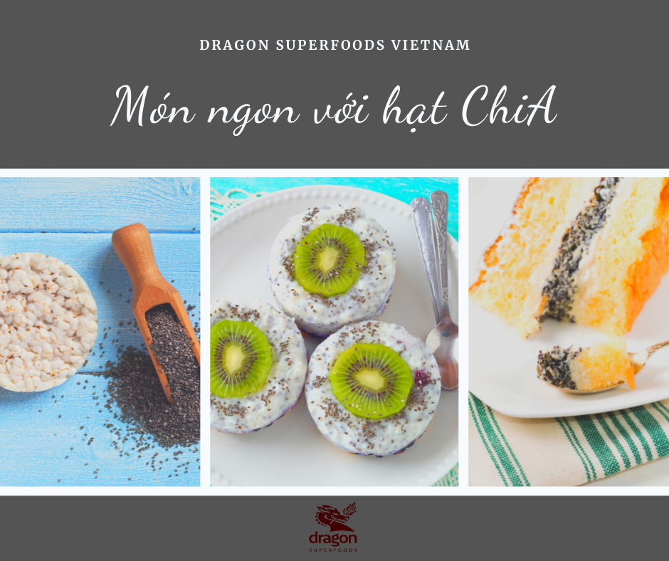 Hạt chia hữu cơ 200Gr/500Gr Dragon Superfoods