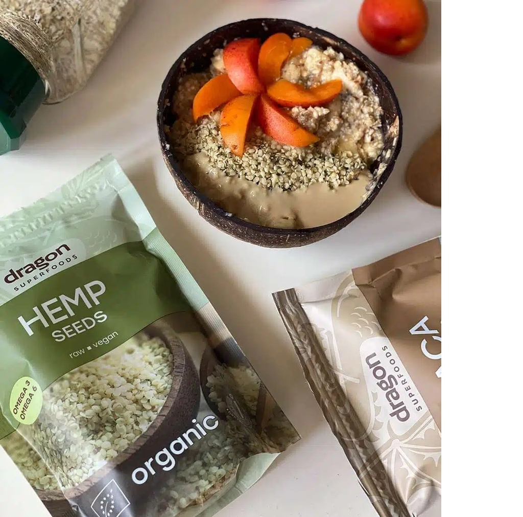 Hạt gai dầu hữu cơ Dragon Superfoods 200gr