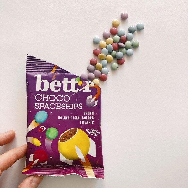 Viên kẹo Chocolate hữu cơ Bett’r sắc màu 70g