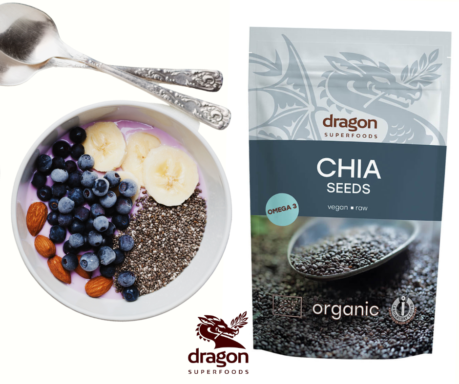 Hạt chia hữu cơ 200Gr/500Gr Dragon Superfoods