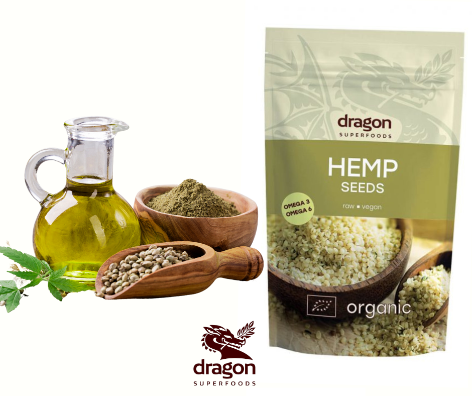 Hạt gai dầu hữu cơ Dragon Superfoods 200gr