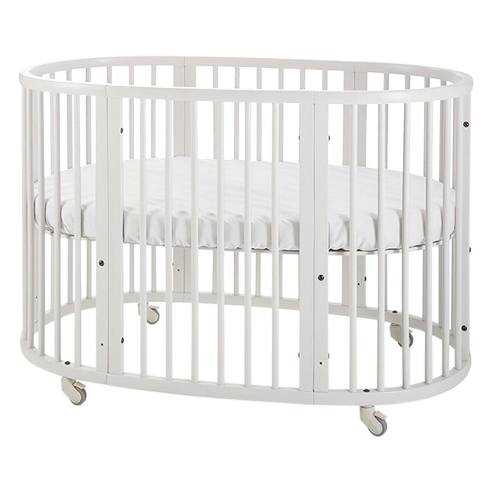 Cũi tròn đa năng, giường đa chức năng 5in1 cao cấp dành cho trẻ em từ 0 đến 6 tuổi