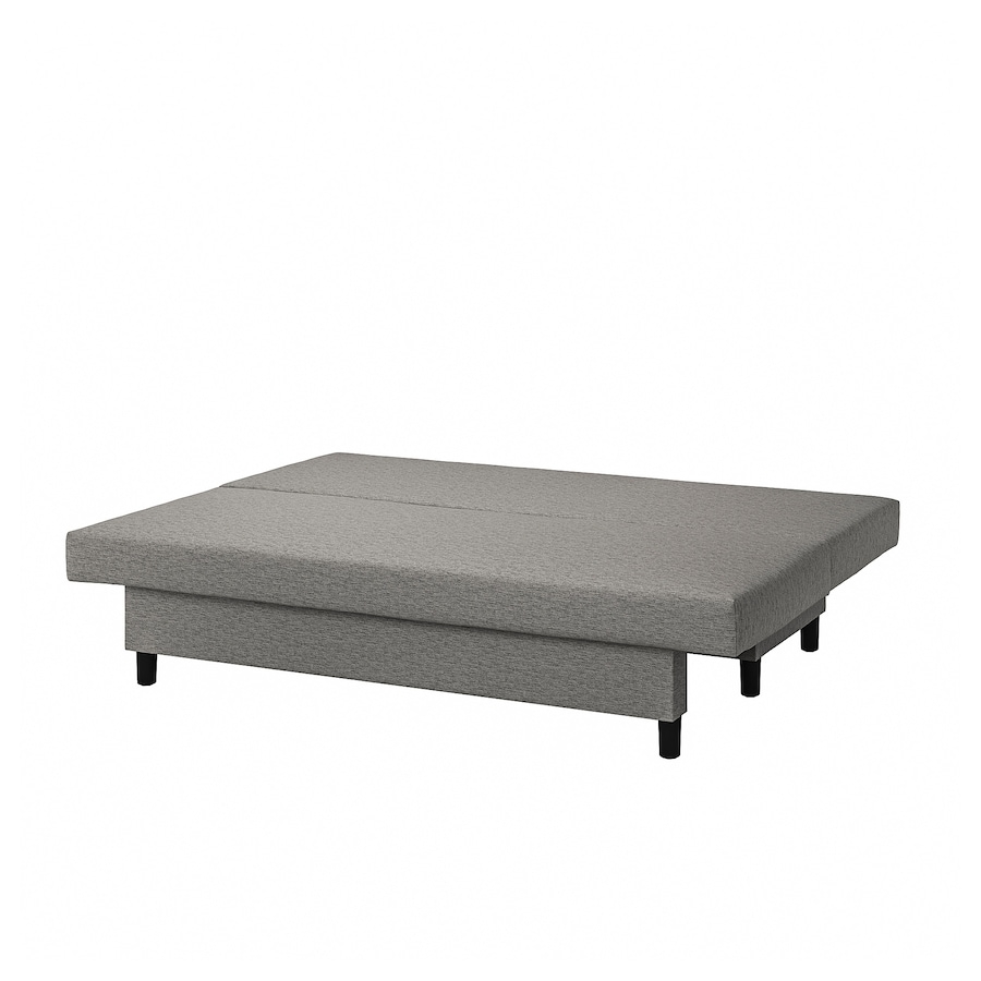 ÄLVDALEN Sleeper sofa, Knisa gray-beige