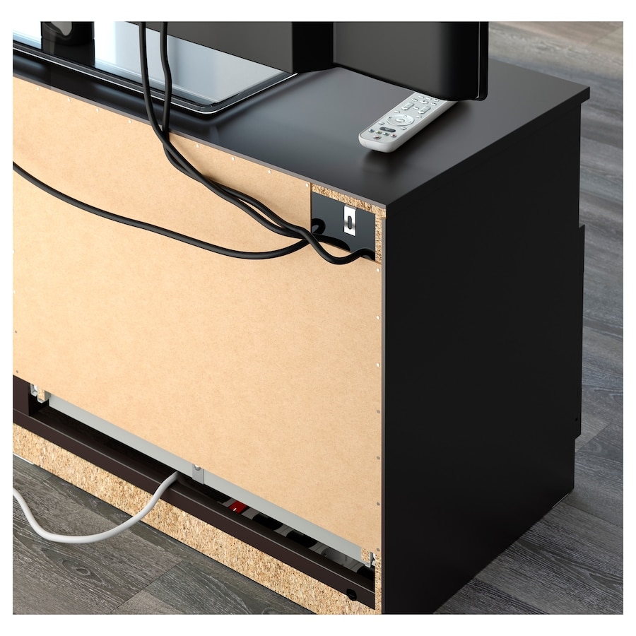 BRIMNES TV unit, black