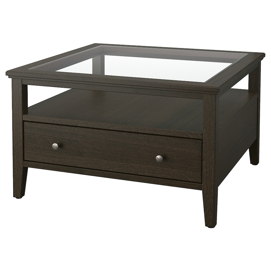 IDANÄS Coffee table, dark brown stained