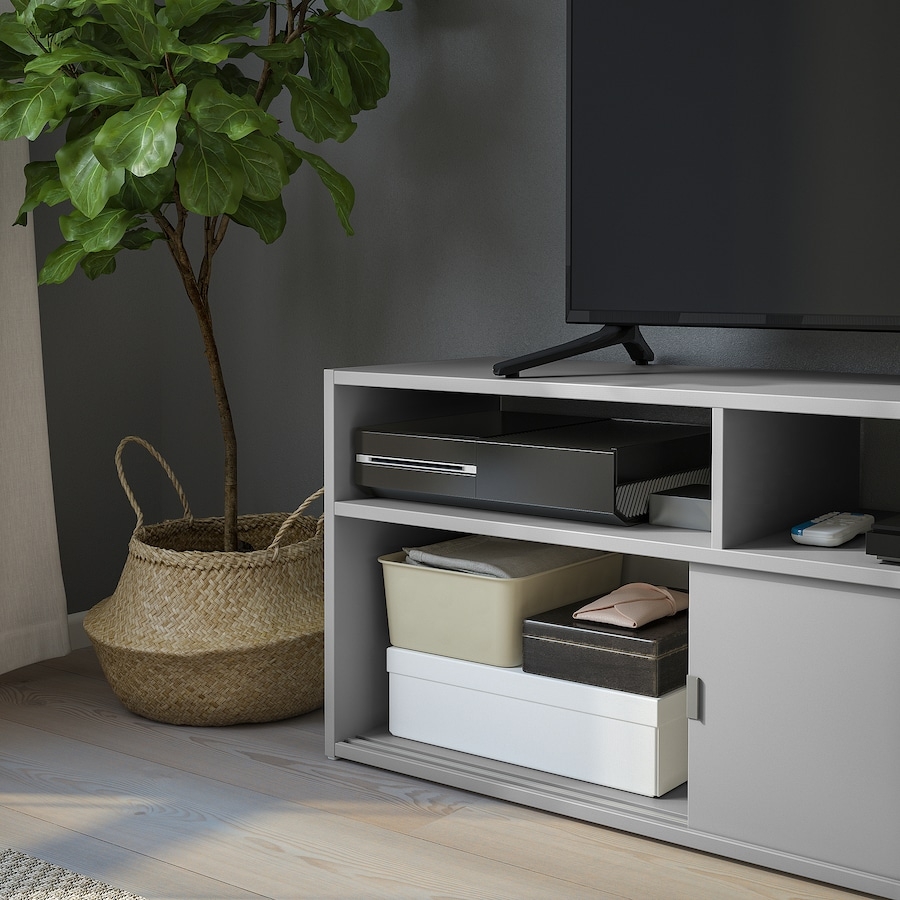 SPIKSMED TV unit, light gray