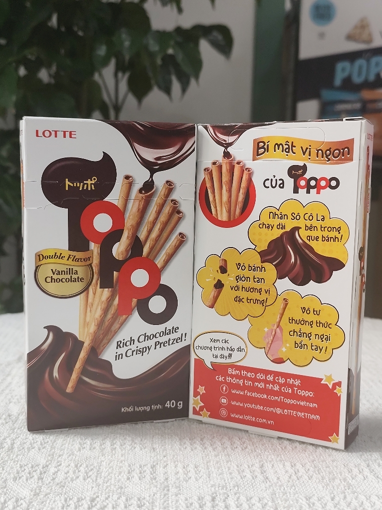 Bánh que Toppo vani choco 40g VN | Kirby Mart