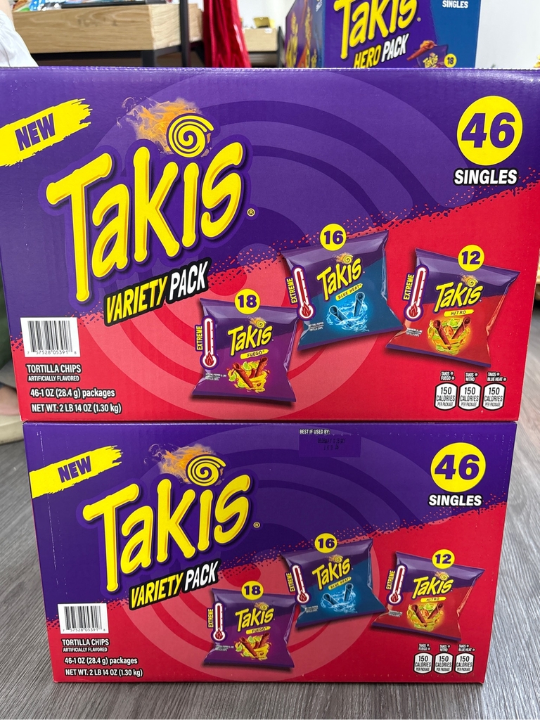 Takis Thùng Variety Pack (46 gói)1.3kg Mỹ | Kirby Mart