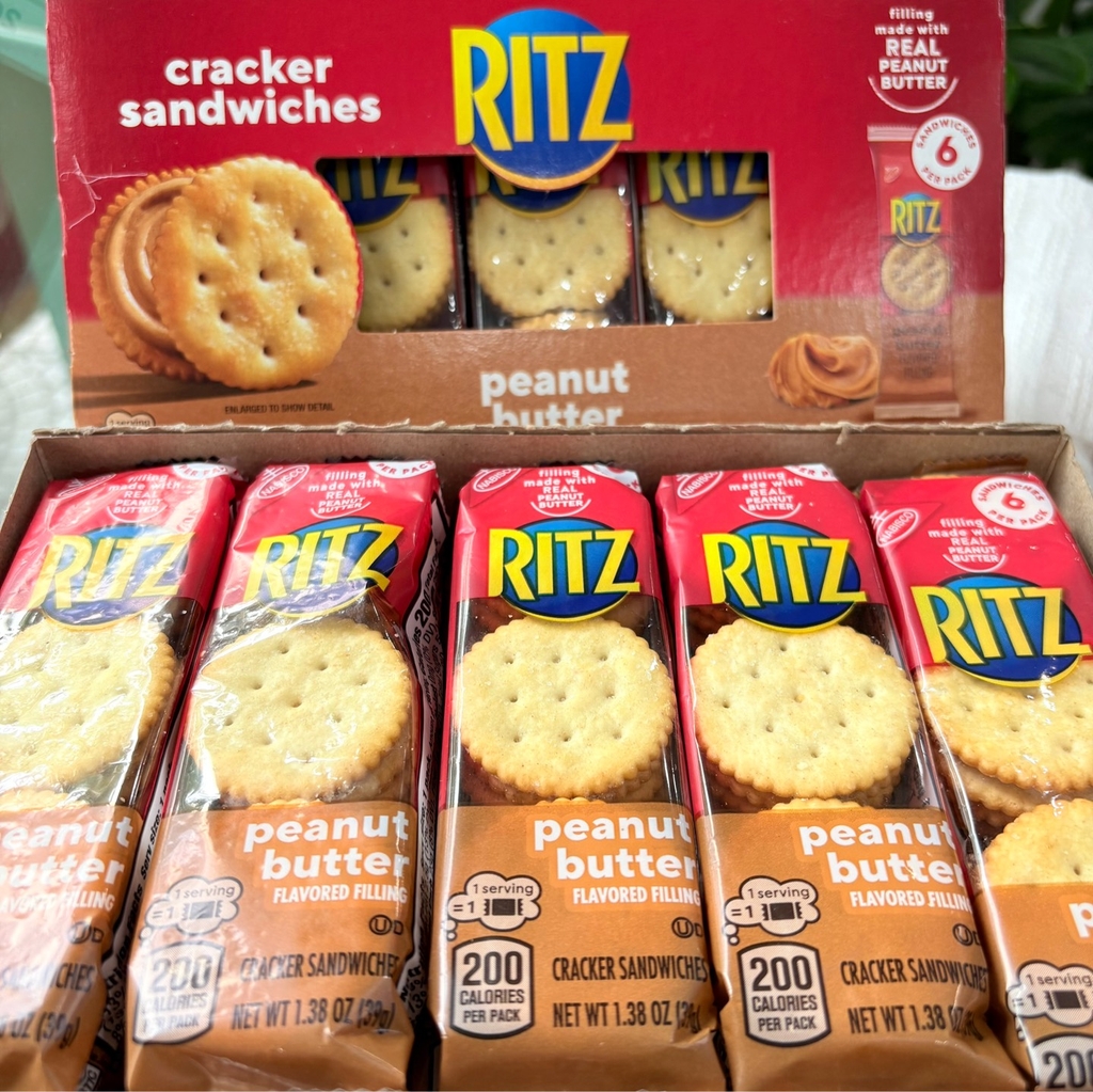Bánh Ritz kẹp bơ đậu 39g Mỹ | Kirby Mart