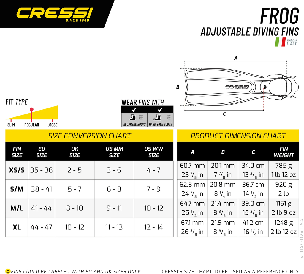 Chân Vịt Lặn Frog