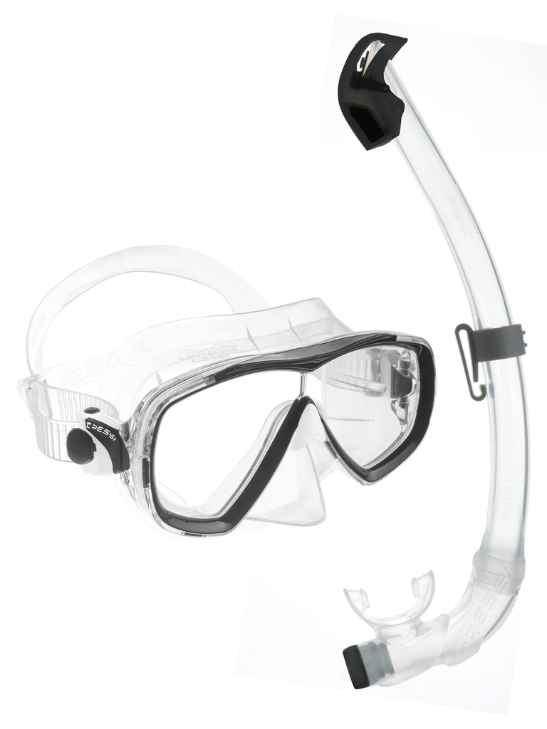 Bộ Mặt Nạ Lặn Estrella + Ống Thở Lặn Seal Dry
