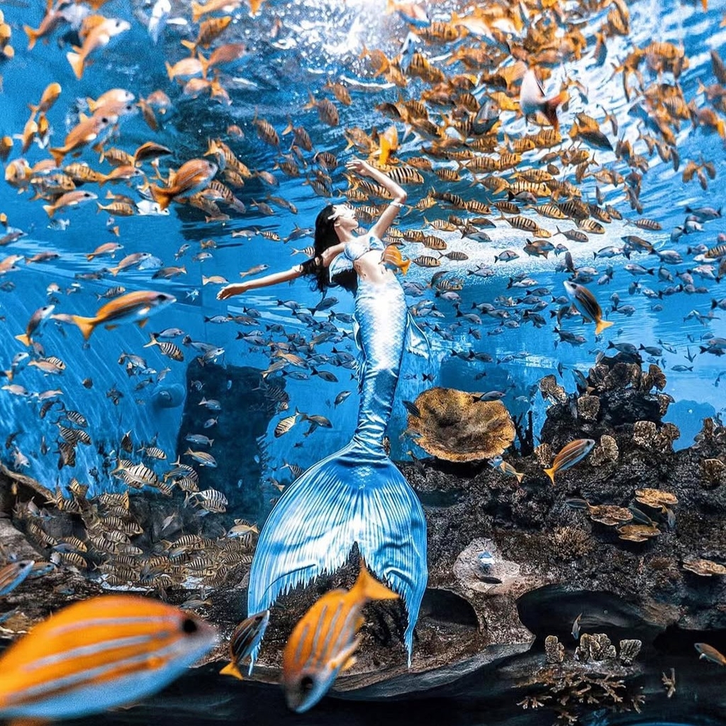 Đuôi Thánh Cá Lam Thiên Thanh