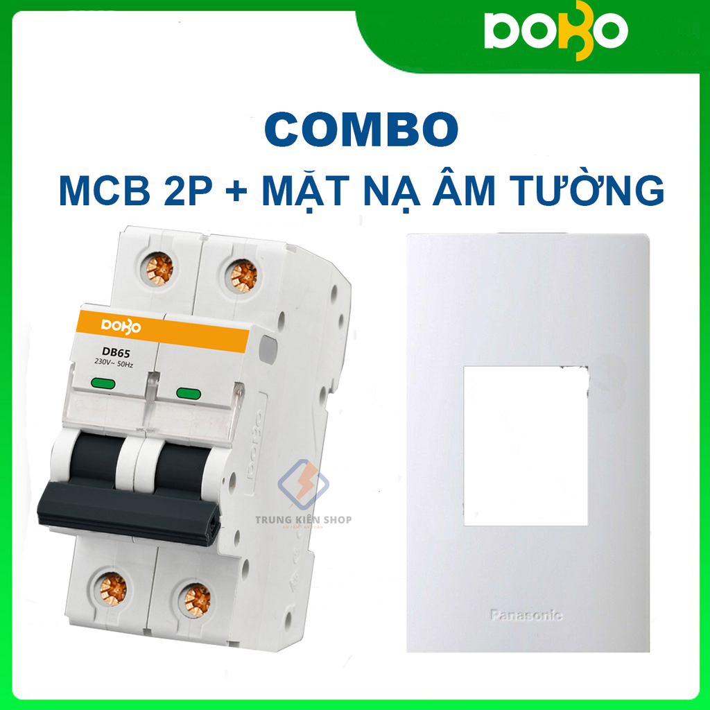 Cầu Dao Tự Động MCB DOBO KOREA 2P 6kA  Loại Tốt CHỐNG CHẬP - CHỐNG QUÁ TẢI SIÊU NHẠY ( Aptomat chống chập)