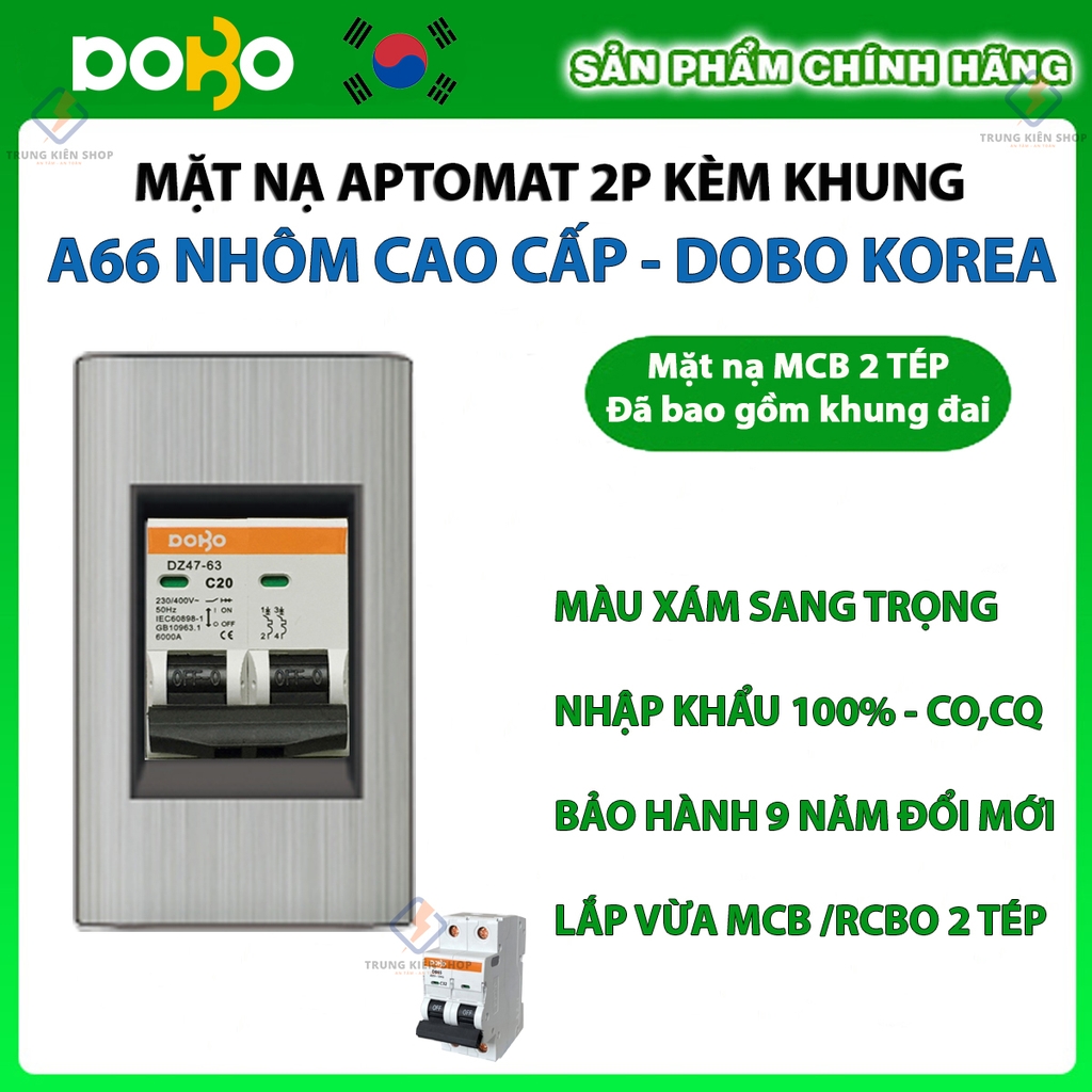 [Hạt rời] Ổ cắm âm tường, công tắc điện cao cấp  Dòng A66 DoBo Hàn Quốc nhập khẩu  - Bảo hành 9 năm - NPP Trung Kiên
