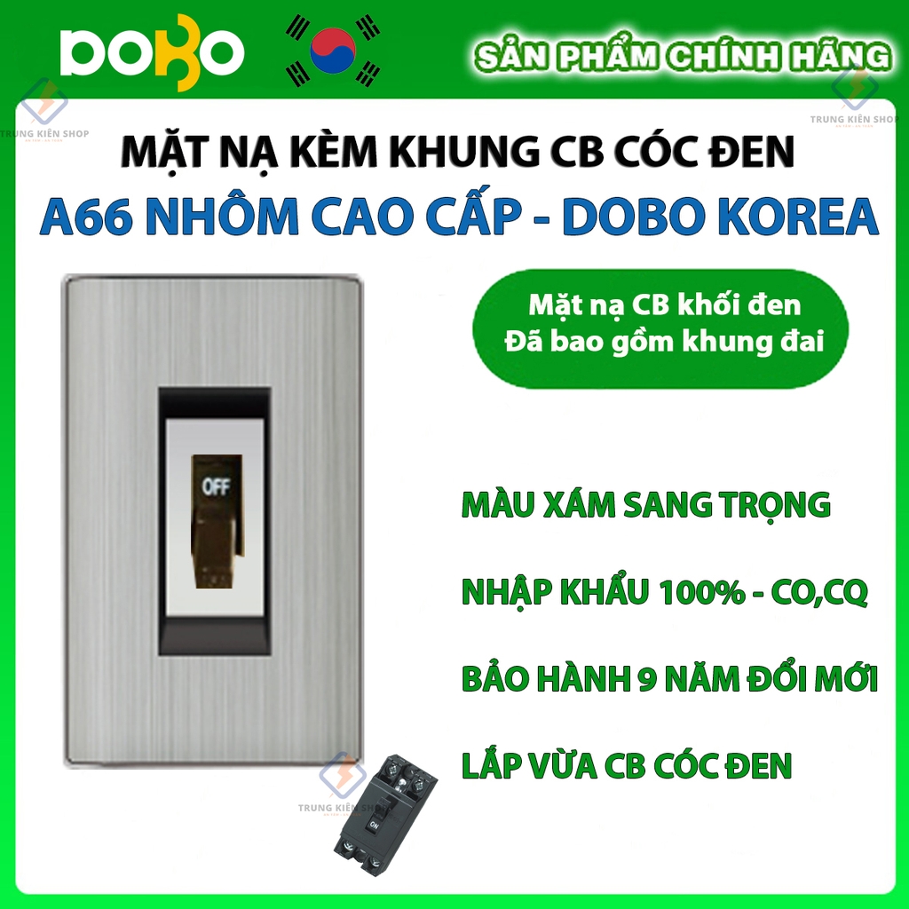 [Hạt rời] Ổ cắm âm tường, công tắc điện cao cấp  Dòng A66 DoBo Hàn Quốc nhập khẩu  - Bảo hành 9 năm - NPP Trung Kiên