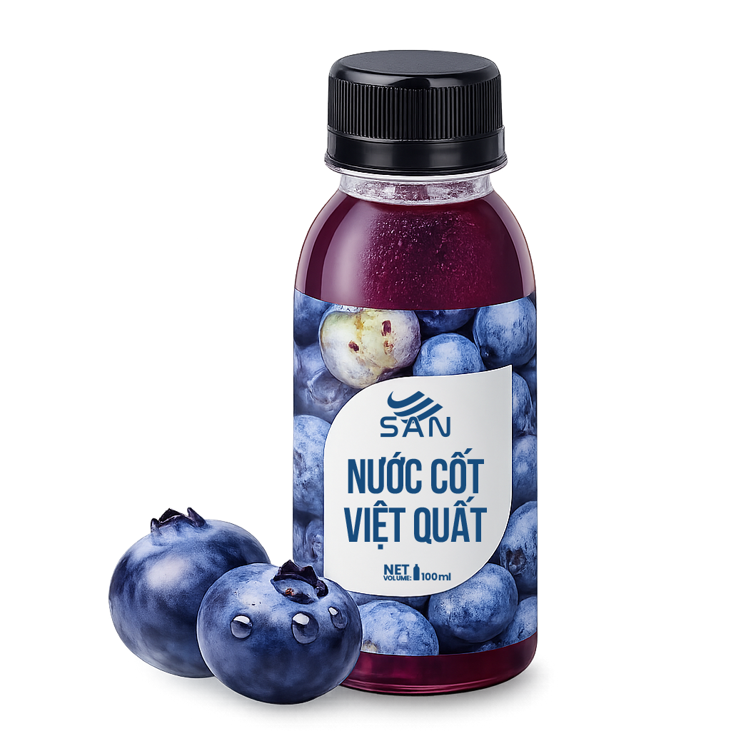 NƯỚC CỐT VIỆT QUẤT Chai 1Kg, tặng sách công thức, tiện dụng, trái cây tự nhiên, đậm đặc, chuyên dùng pha chế trà trái cây, soda