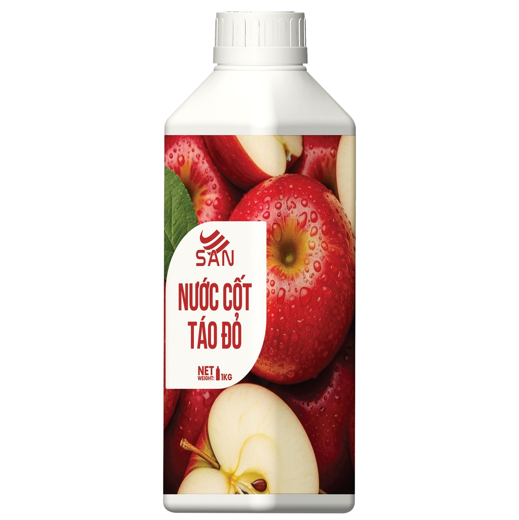 Nước Cốt Táo Đỏ SAN Chai 1Kg