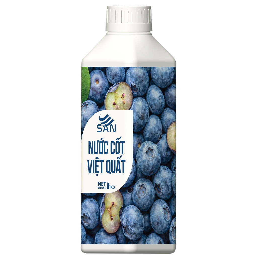 Nước Cốt Việt Quất SAN Chai 1Kg
