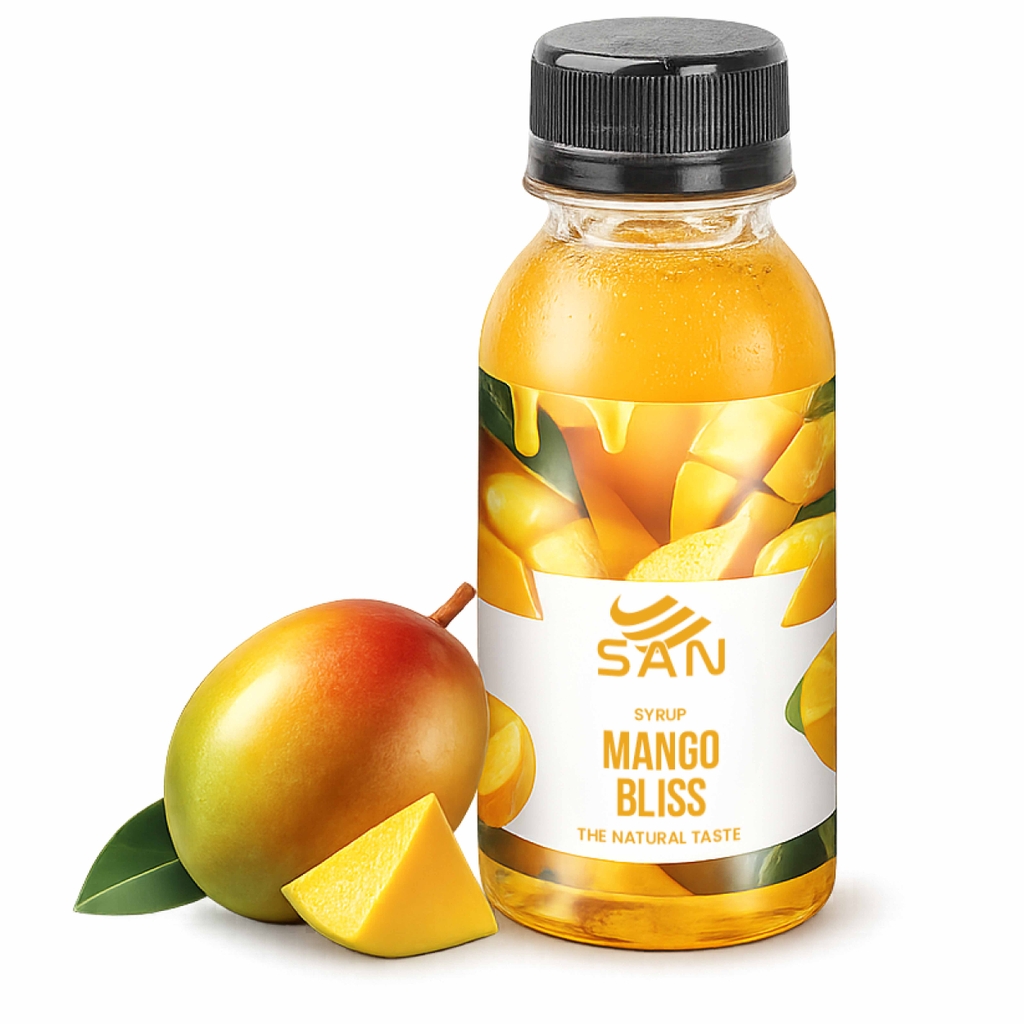 SYRUP XOÀI MẬT ONG Chai nhỏ 100ml (Trái Cây Tự Nhiên - Hương Thơm, Màu Sắc Nổi Bật)