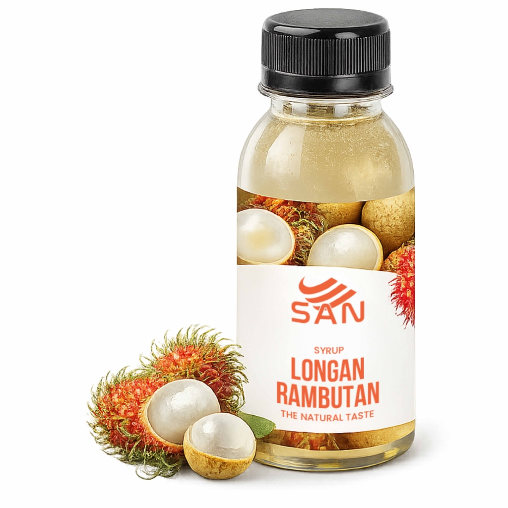 Syrup Long Nhãn Chôm Chôm SAN Chai 1Kg