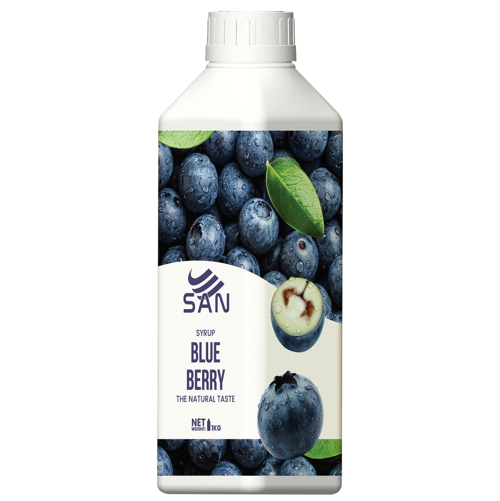 Syrup Việt Quất Berry SAN Chai 1Kg
