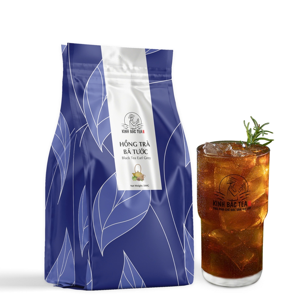 Trà Bá Tước Earl Grey Kinh Bắc 500gram (Chuyên Dùng Pha Trà Sữa - Hương Thơm Hoa Quả Cam Bergamot)
