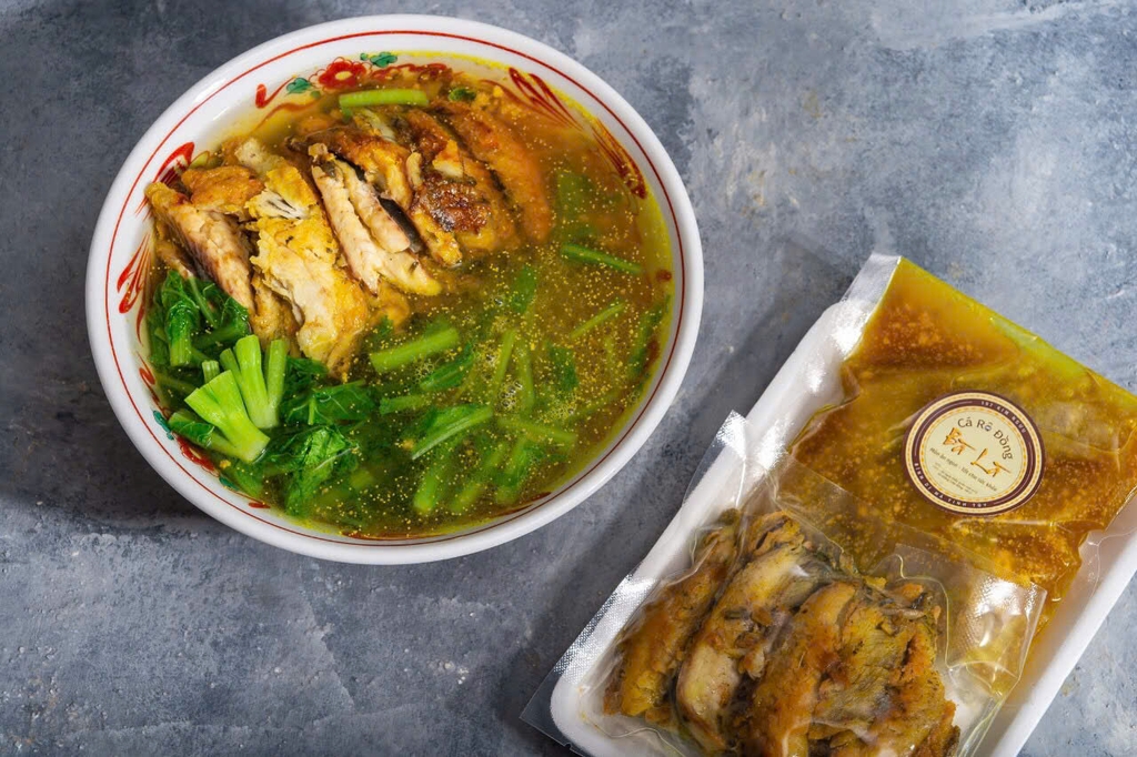 Canh cá rô đồng Bà Là