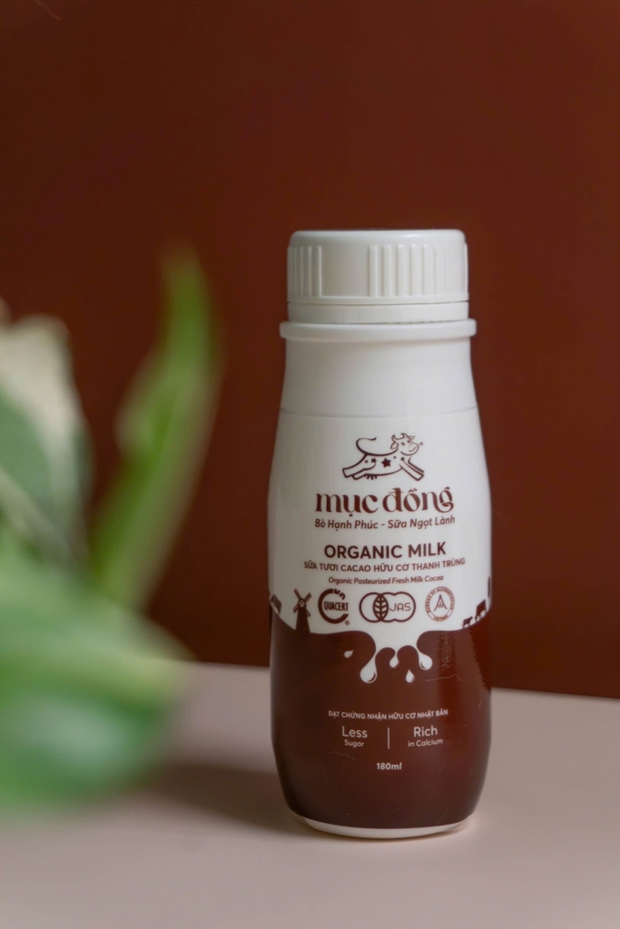 Sữa tươi hữu cơ Cacao Mục Đồng thanh trùng 900ml
