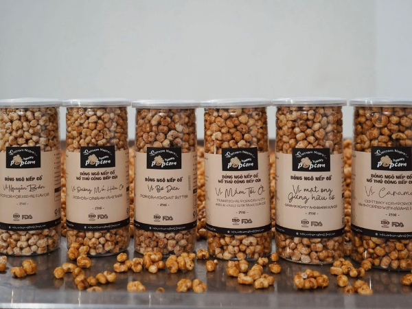 Bỏng ngô nếp cổ hữu cơ Napro vị bơ dừa (hộp 150gr)