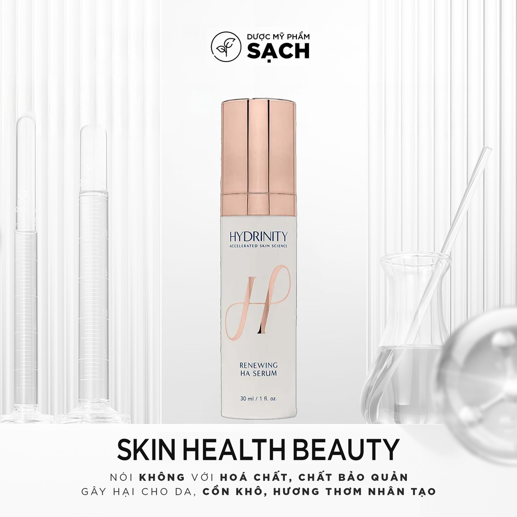 HYDRINITY Renewing HA Serum: Bí Quyết Trẻ Hóa Da Tức Thì Với HA "Siêu Tăng Áp"