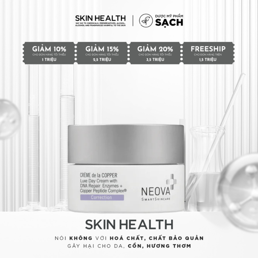 NEOVA CRÈME DE LA COPPER/ KEM DƯỠNG ẨM- TRẺ HOÁ DA BAN NGÀY