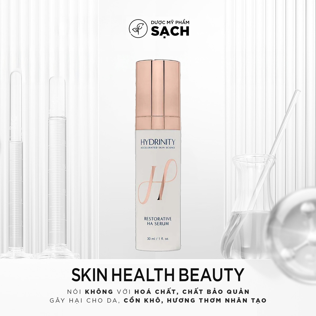 HYDRINITY Restorative HA Serum: Tinh Chất Cấp Ẩm Chuyên Sâu, Phục Hồi Tức Thì Với HA Siêu Nạp