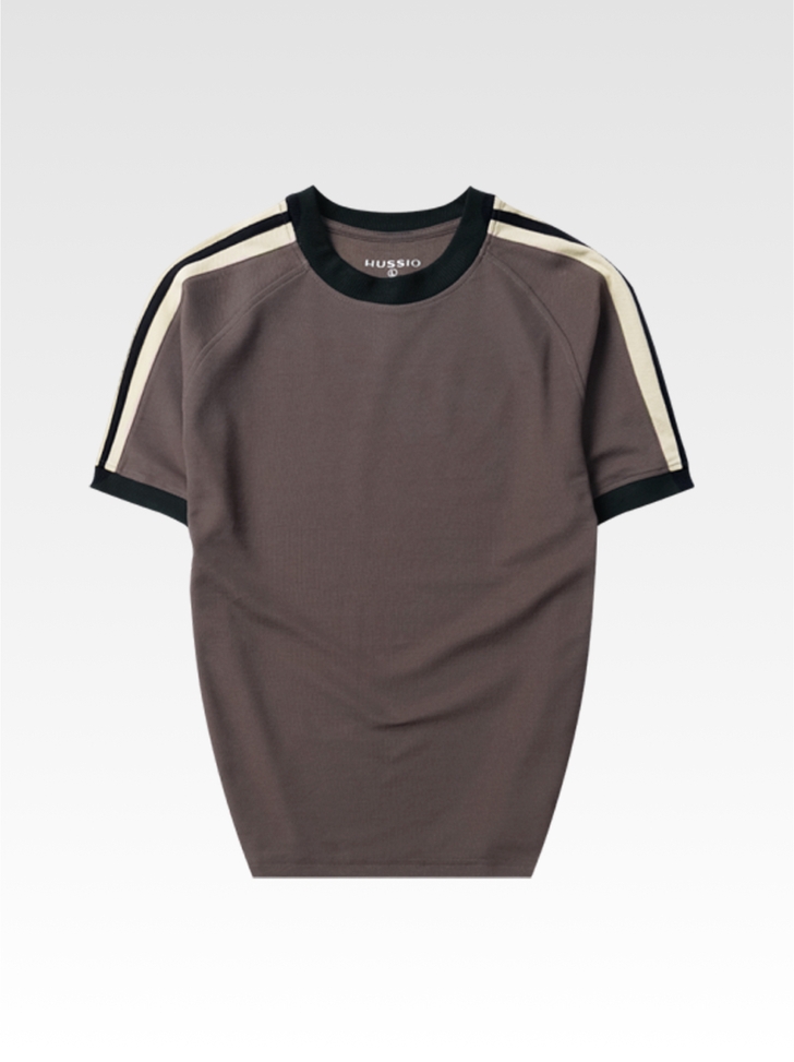 Áo thun nam cổ tròn AUSTIN vải Cotton Pique dày dặn, trẻ trung, năng động - HUSSIO