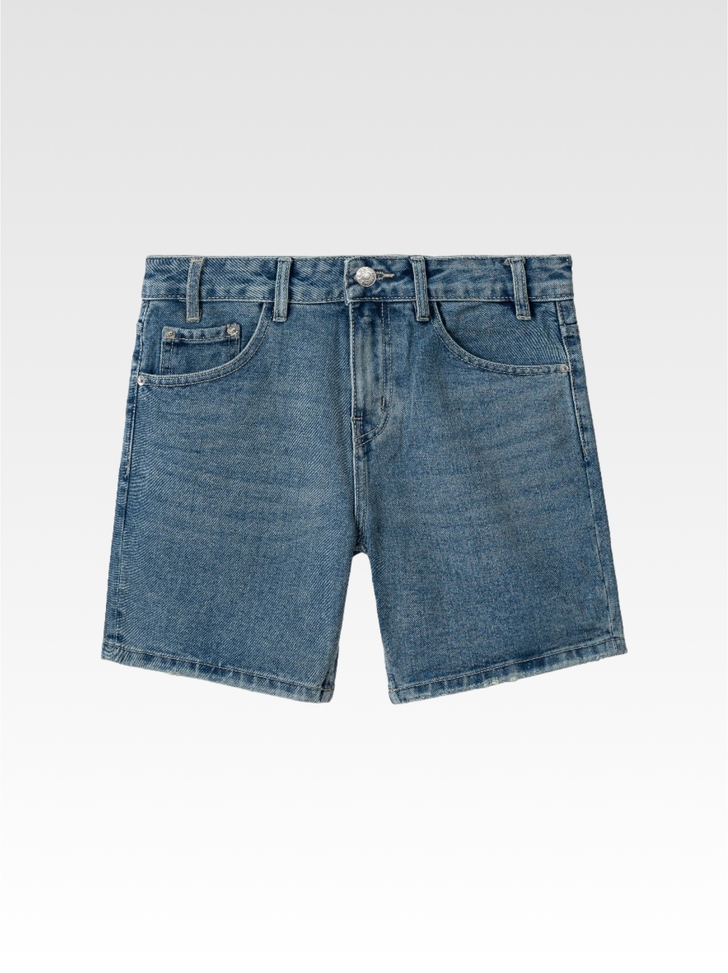 Quần Short nam BLUE JEAN cao cấp, trẻ trung, lịch lãm, chuẩn form - HUSSIO