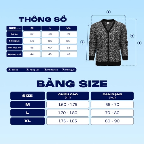 Áo khoác nam Cardigan BRIGH vải Cottton dệt kim sang trọng, lịch lãm, chuẩn form