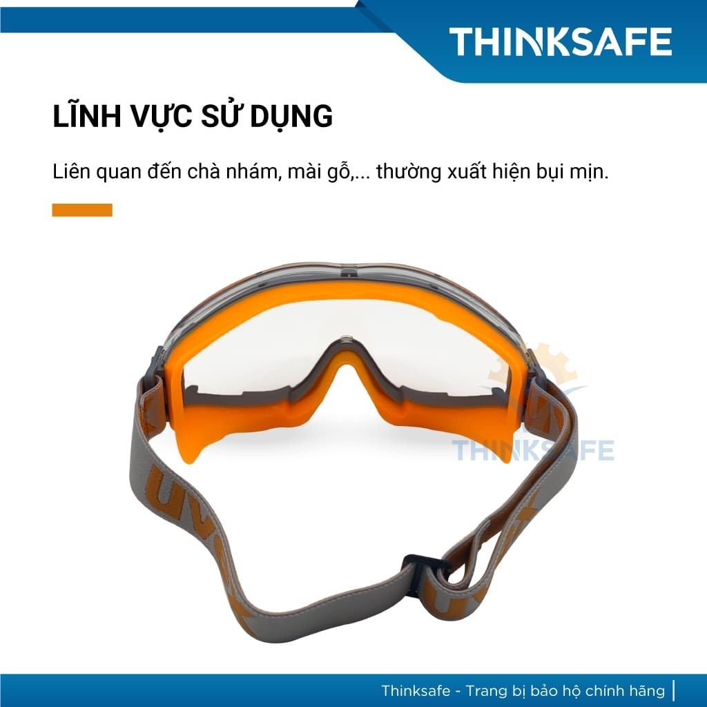 Mắt kính bảo hộ lao động Uvex 9302245 kính chống hóa chất, chống bụi ...