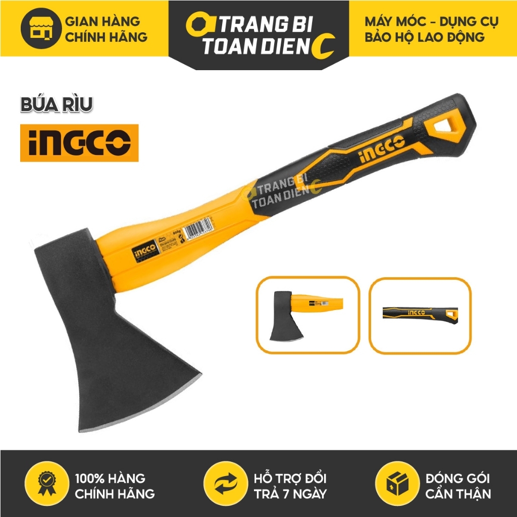 Búa rìu INGCO chịu nhiệt, thép carbon 45#, đầu búa nặng 600g đến 1250g ...