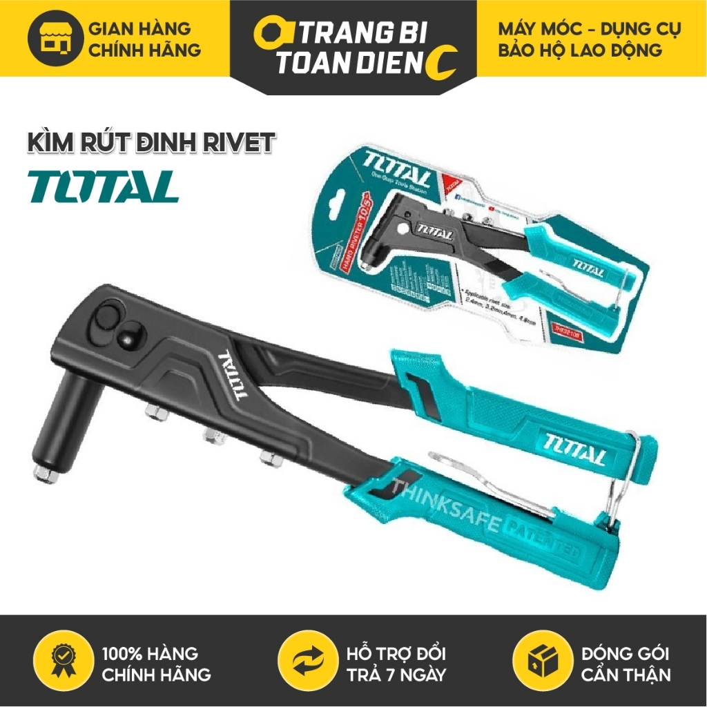 Kìm rút đinh rivet 10.5 inch Total THT32108S, rút đinh tán nhôm với các ...