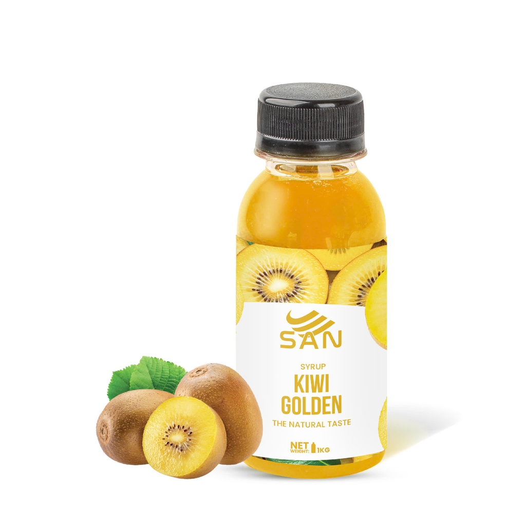 SYRUP KIWI VÀNG Chai 100ml (Trái Cây Tự Nhiên - Hương Thơm, Màu Sắc Nổi Bật)